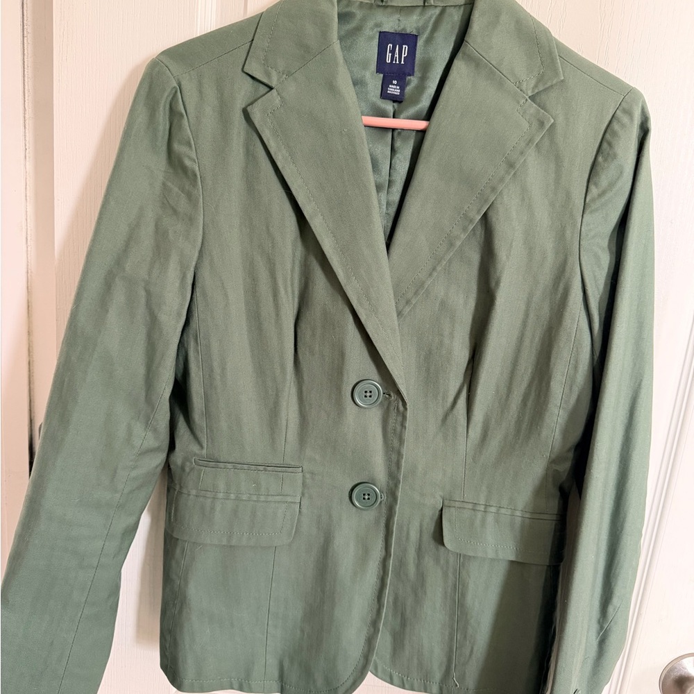 GAP Women's Olive Blazer